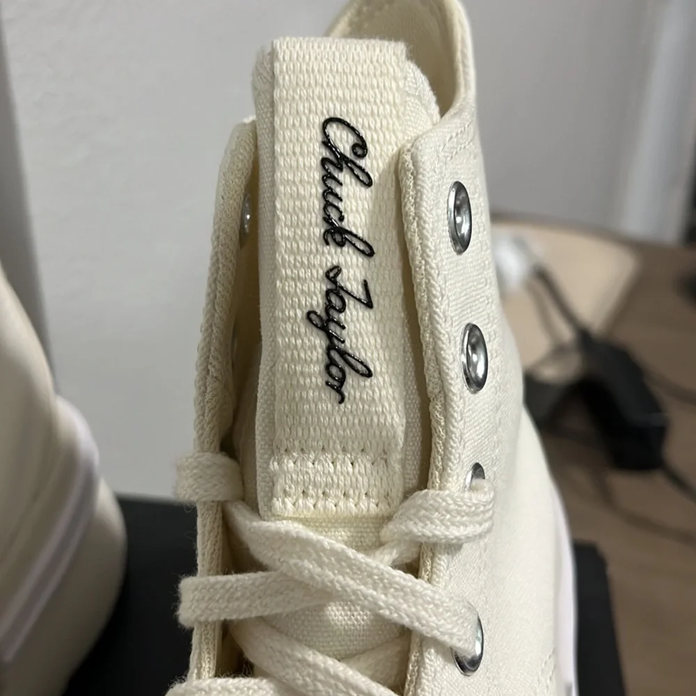 NWT Converse Women's Run Star Legacy CX Shoes - Off white - High Top - A00868C - Picture 8 of 12